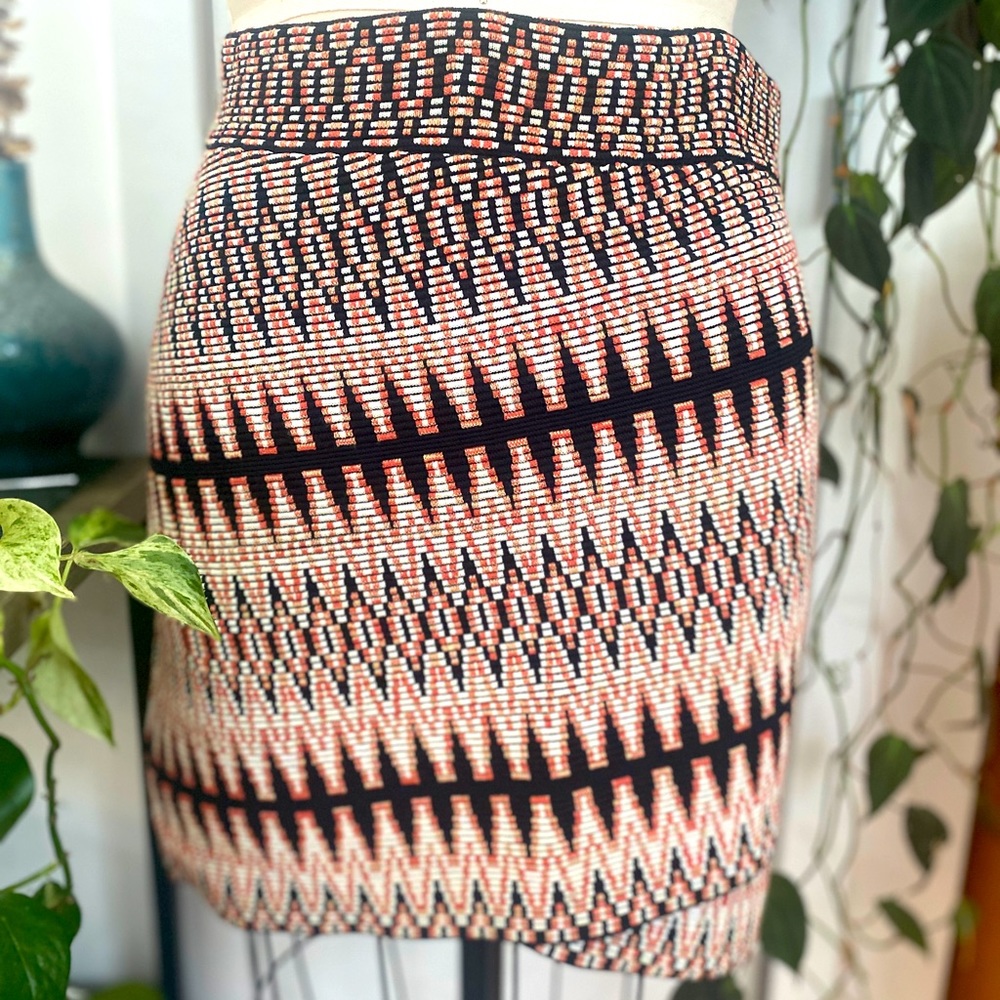 Maje asymmetrical hem mini skirt
